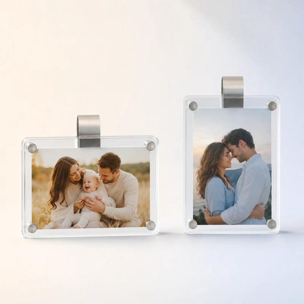 Two complete Looma CloseBy visor photo frames included in the Together Pack.