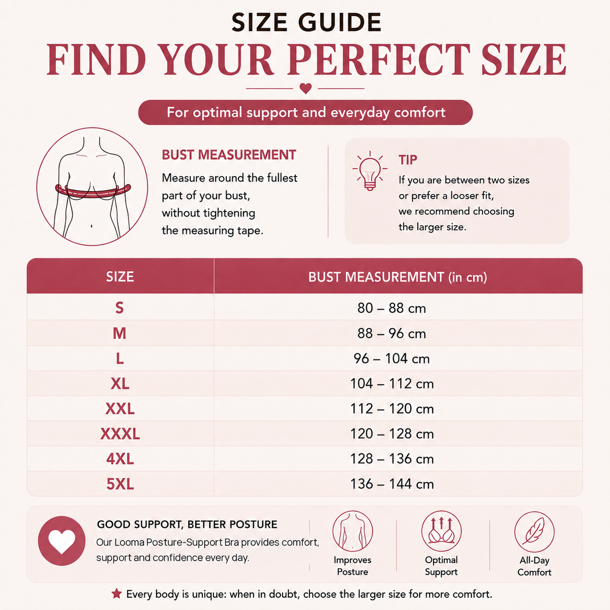 Women’s Posture-Support Bra