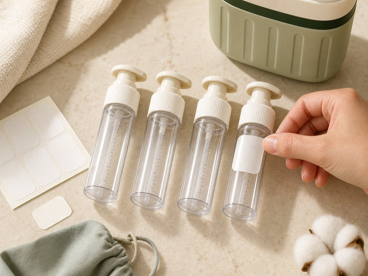 Applying a label to a tube