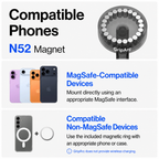 GripArc N52 magnetic compatibility for supported phones and cases