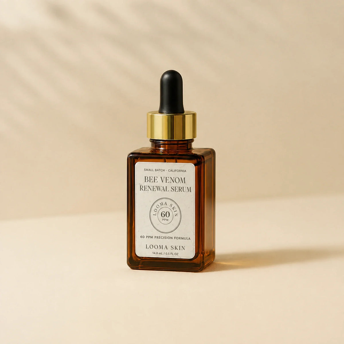 Looma Skin Bee Venom Renewal Serum amber dropper bottle